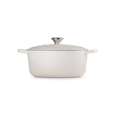 LE CREUSET COCOTTE REDONDA 28CM MERINGUE HIERRO - 1