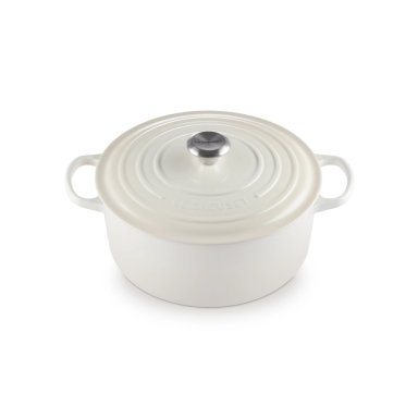 LE CREUSET COCOTTE REDONDA 28CM MERINGUE HIERRO - 3