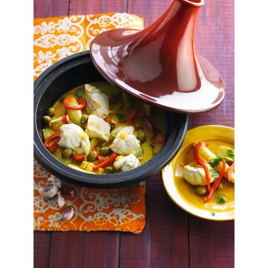 LE CREUSET TAJINE 31CM CEREZA HIERRO - 6