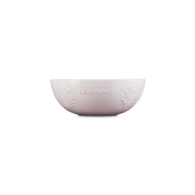 LE CREUSET MULTI BOWL JARDIN RELIEVE 3.6 SHELL PINK CERAMICA - 2
