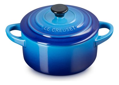 LE CREUSET MINI COCOTTE 10 CM AZUL AZURE CERAMICA - 1