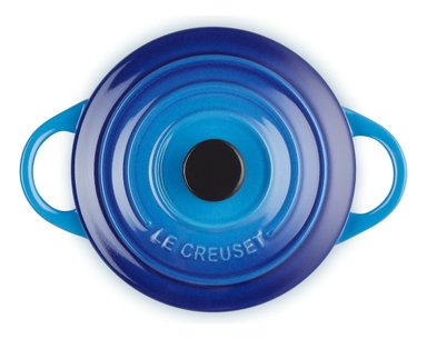 LE CREUSET MINI COCOTTE 10 CM AZUL AZURE CERAMICA - 2