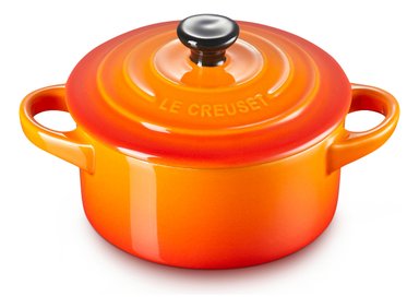 LE CREUSET MINI COCOTTE REDONDA 10 CM VOLCANICO CERAMIRA - 1