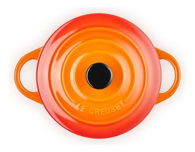 LE CREUSET MINI COCOTTE REDONDA 10 CM VOLCANICO CERAMIRA - 2