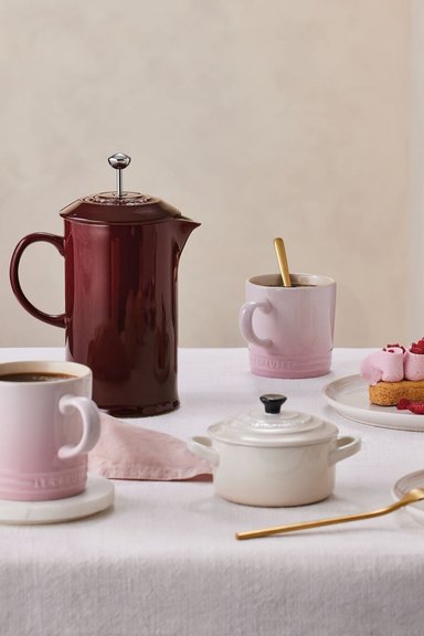 LE CREUSET MINI COCOTTE REDONDA 10 CM MERINGUE CERAMICA - 3