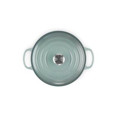 LE CREUSET COCOTTE REDONDA 22CM SEA SALT HIERRO - 2