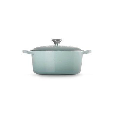 LE CREUSET COCOTTE REDONDA 22CM SEA SALT HIERRO - 3
