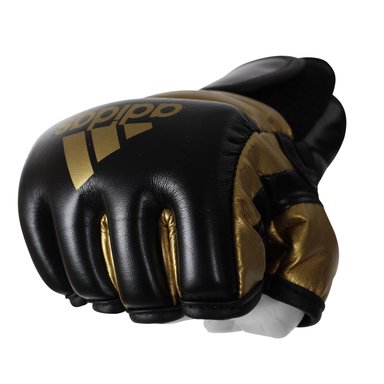 GUANTES MMA PU ADIDAS ADICSG042 SPEED NEGRO DORADO L - 3