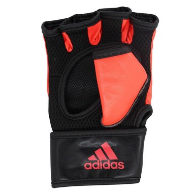 GUANTES BOXEO ADIDAS ENTREN VEL BLACK/SOLAR RED - 2