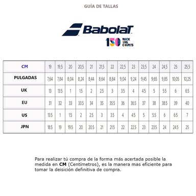 Zapatilla Tenis Jet Mach 3 Arcilla Junior Babolat - Talla US - 2