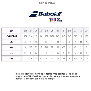 ZAPATILLA TENIS EVO ALL COURT MUJER BABOLAT - TALLA US - 2