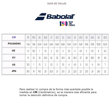 ZAPATILLA TENIS JT MACH 3 JUNIOR  BABOLAT - TALLA US - 2