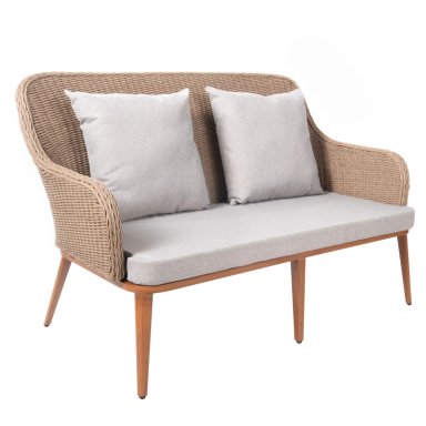 SOFA WHITE MARKET CAIRO 2 CUERPOS BEIGE TERRAZA - 1