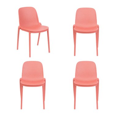 SILLA TERRAZA WHITE MARKET OASIS NARANJO - 1