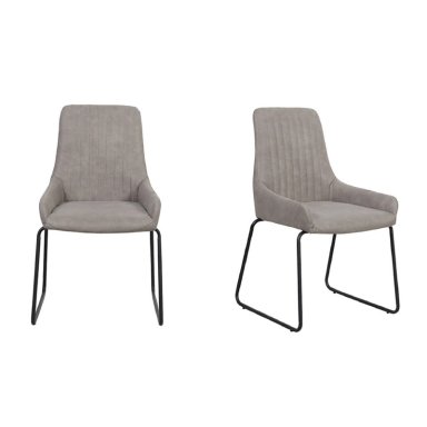 PACK WHITE MARKET GRIS X 2 SILLA CHICAGO - 1