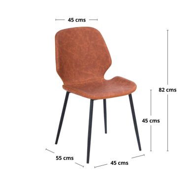 PACK WHITE MARKET ACERO CAFE X 2 SILLA NAPOLES - 3
