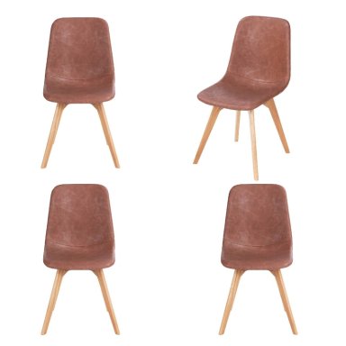 PACK WHITE MARKET CAFE X 4 SILLA ROMA - 1