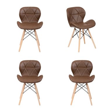 PACK WHITE MARKET CAFE X 4 SILLA EAMES AVIADOR - 1