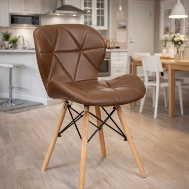 PACK WHITE MARKET CAFE X 4 SILLA EAMES AVIADOR - 2