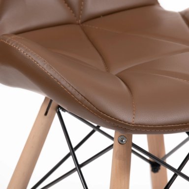 PACK WHITE MARKET CAFE X 4 SILLA EAMES AVIADOR - 6
