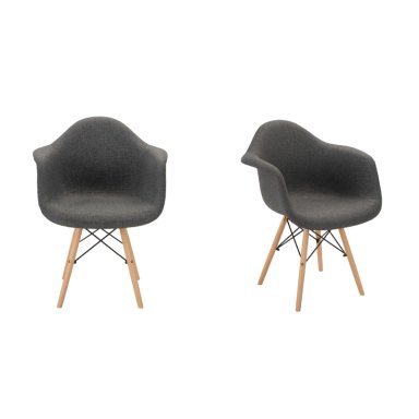 PACK 2 UNIDADES SITIALES EAMES TELA GRIS - 1