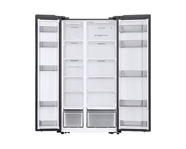 REFRIGERADOR SIDE BY SIDE 564L GRIS PLATEADO MATE - CAJA RECICLADA - 6