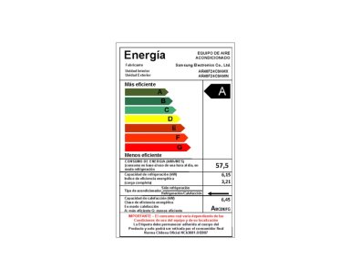 AIRE ACONDICIONADO SAMSUNG AR40F24C0AM-ZS 24.000 BTU - CAJA RECICLADA - 5