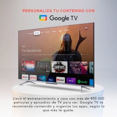 SMART TV TCL 55P725 55” 4K UHD GOOGLE TV DOLBY VISION - CAJA RECICLADA - 3