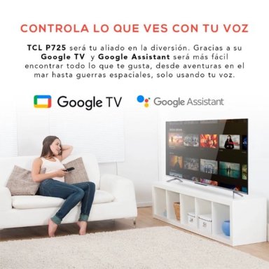 SMART TV TCL 55P725 55” 4K UHD GOOGLE TV DOLBY VISION - CAJA RECICLADA - 5