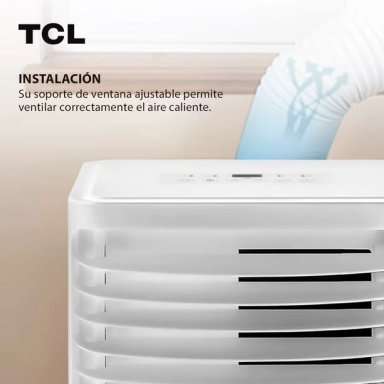 AIRE ACONDICIONADO TCL TAC-12CHPA-RPS 12000 BTU PORTATIL FRIO CALOR - 6