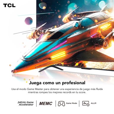 SMART TV TCL 98C655 98” QLED 4K GOOGLE TV DOLBY VISION - CAJA RECICLADA - 4