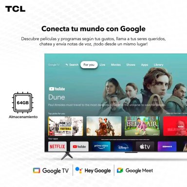 SMART TV TCL 98C655 98” QLED 4K GOOGLE TV DOLBY VISION - CAJA RECICLADA - 6