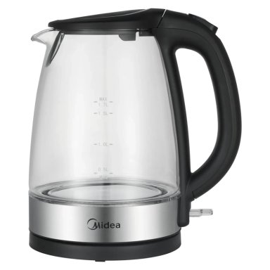 HERVIDOR MIDEA MK-17G02A 1,7 LITROS DE VIDRIO CON LUZ LED - 1