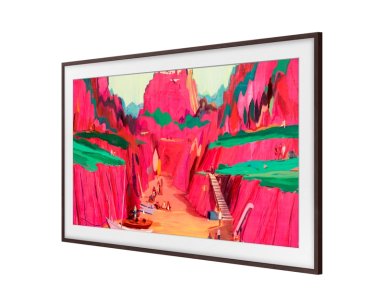 MARCO DECORATIVO SAMSUNG THE FRAME 85” MODERN BROWN - CAJA RECICLADA - 1
