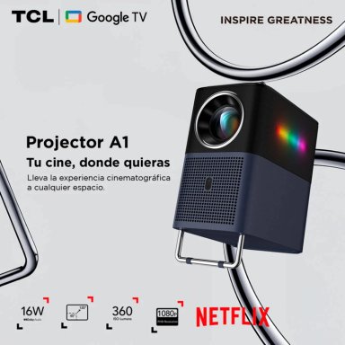 PROYECTOR SMART TCL A1 GOOGLE TV P3801S-3ALCCL11 FULL HD - 2