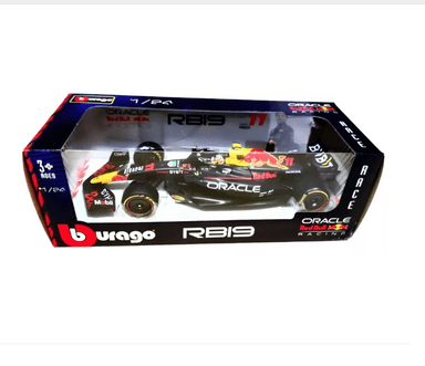 AUTO BBURAGO F1 RB19 #11 SERGIO PEREZ ESCALA 1:24 ORIGINAL - 4