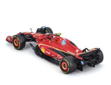AUTO BBURAGO FERRARI SF-24 2024 #55 SAINZ ESCALA 1:43 LUJO - 5