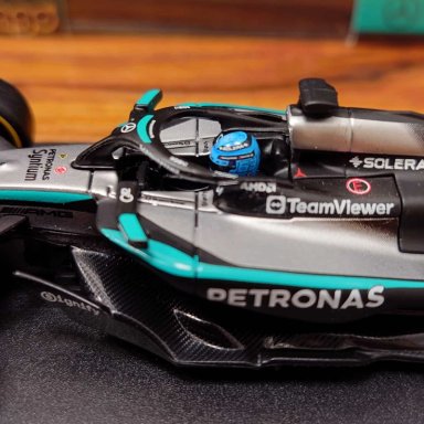MERCEDES BENZ W16 #63 RUSSELL 1/43 BBURAGO ORIGINAL DE LUJO - 9