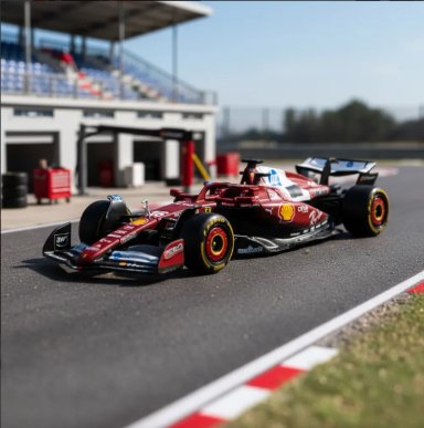 AUTO F1 FERRARI SF-25 2025 #16 LECLERC ESCALA 1:43 BBURAGO - 2