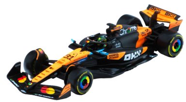 F1 MCLAREN MCL39 #81 PIASTRI ESCALA 1:43 BBURAGO DE LUJO - 1