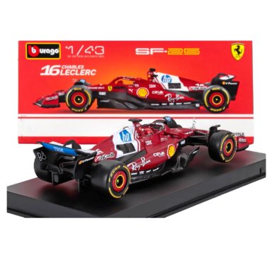 AUTO F1 FERRARI SF-25 2025 #16 LECLERC 1:43 BBURAGO DE LUJO - 2