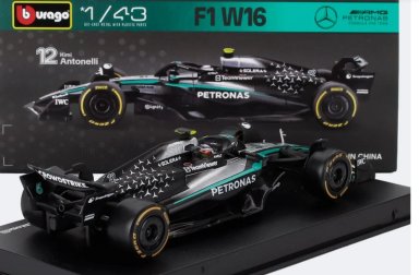 MERCEDES BENZ W16 #12 ANTONELLI 1/43 BURAGO ORIGINAL DE LUJO - 6