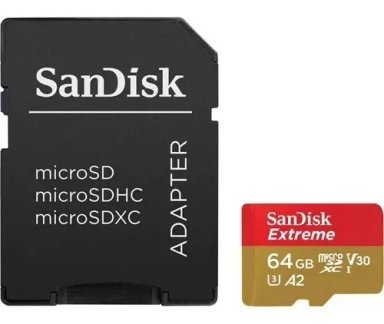 TARJETA DE MEMORIA SANDISK EXTREME CON ADAPTADOR SD 64GB - 3