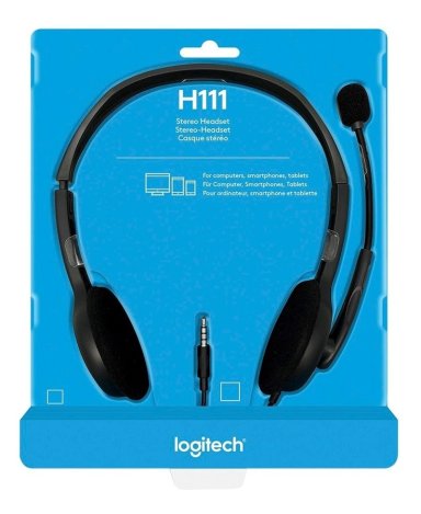 AUDIFONO HEADSET H111 CON MICROFONO GIRATORIO Y CANCELACION PASIVA DE RUIDO LOGITECH - 2
