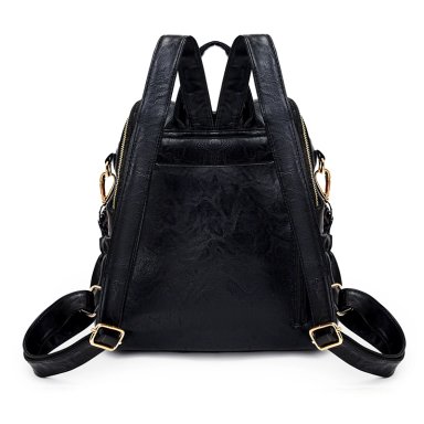 MOCHILA CARTERA MOVAC URBAN CHIC CUERO PU MUJER A LA MODA MULTIUSO - 7