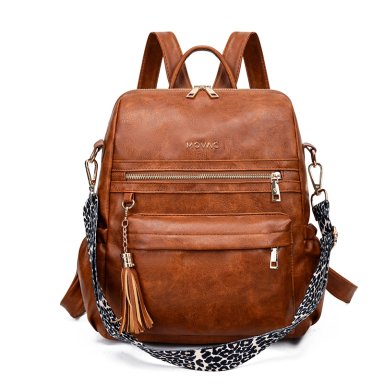 MOCHILA CARTERA MOVAC URBAN CHIC CUERO PU MUJER A LA MODA MULTIUSO - 1