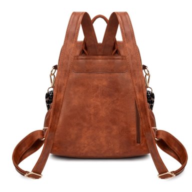 MOCHILA CARTERA MOVAC URBAN CHIC CUERO PU MUJER A LA MODA MULTIUSO - 5