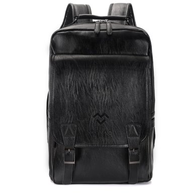 MOCHILA MOVAC URBAN PORTA NOTEBOOK DE CUERO ECOLÓGICO IMPERMEABLE DE GRAN CAPACIDAD - 1