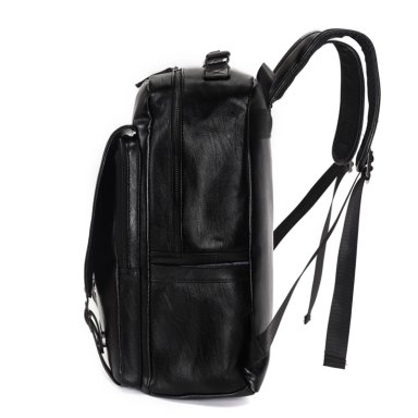MOCHILA MOVAC URBAN PORTA NOTEBOOK DE CUERO ECOLÓGICO IMPERMEABLE DE GRAN CAPACIDAD - 4