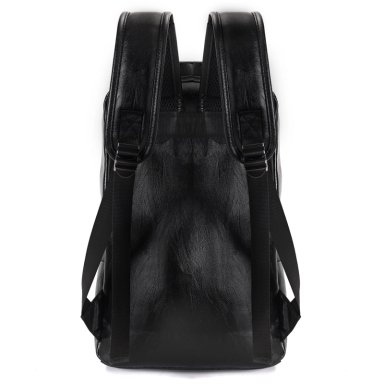 MOCHILA MOVAC URBAN PORTA NOTEBOOK DE CUERO ECOLÓGICO IMPERMEABLE DE GRAN CAPACIDAD - 6